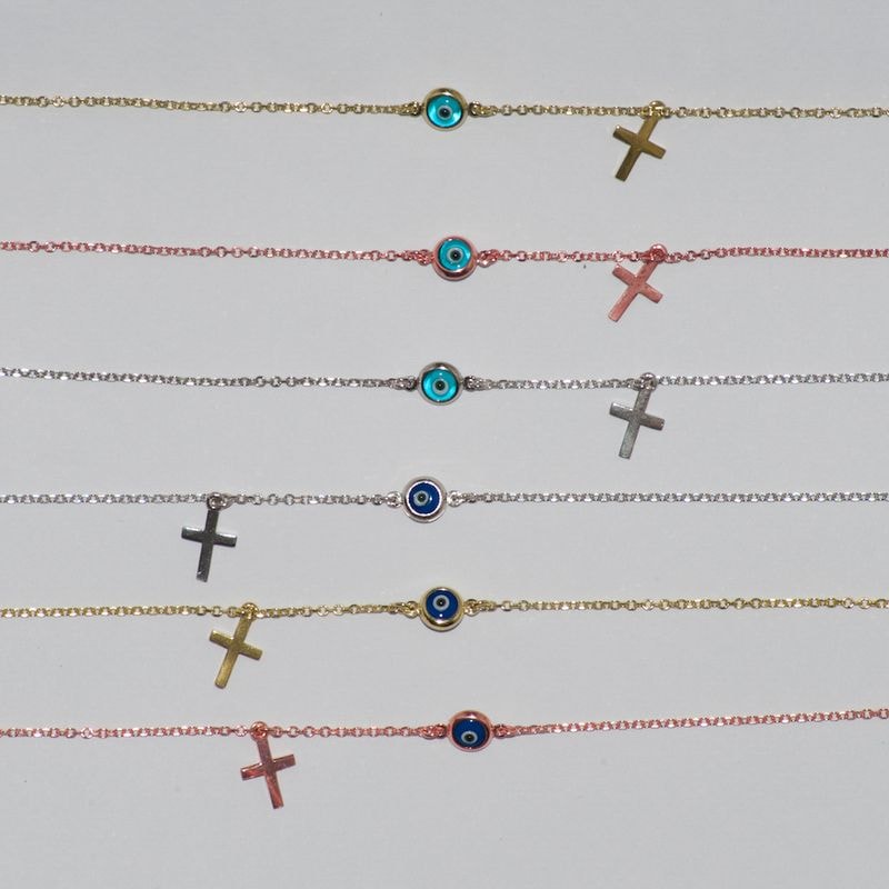 B002 Evil Eye With Cross