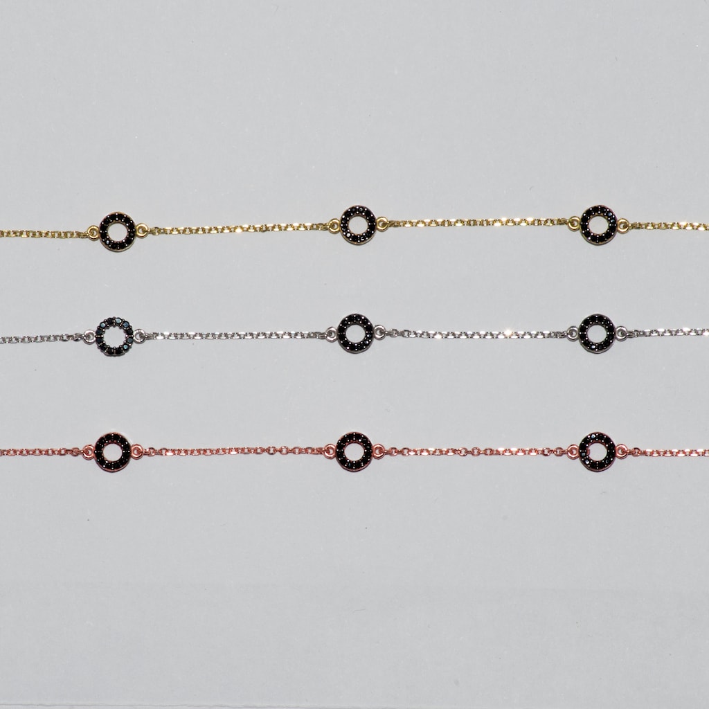 B023 Double Faced Circle Bracelet