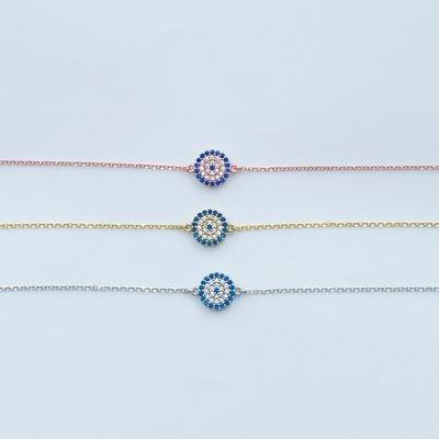 B033 Evil Eye Bracelet Medium Size