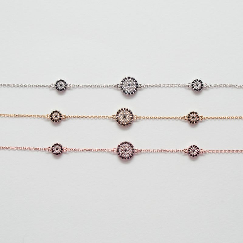 B067 Evil Eye Bracelet Double Faced
