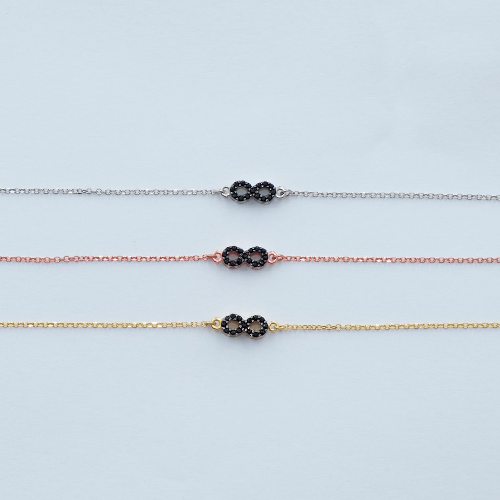 B072 Double Faced Infinity Design Bracelet Size 2