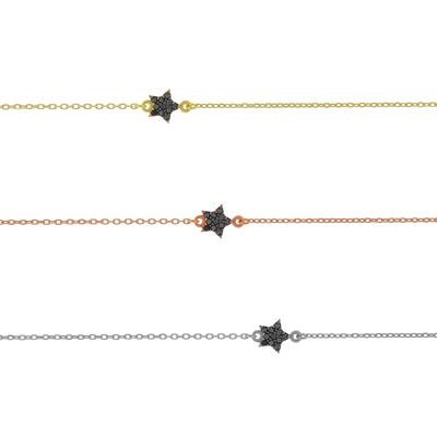B151 Star Bracelet With Stones