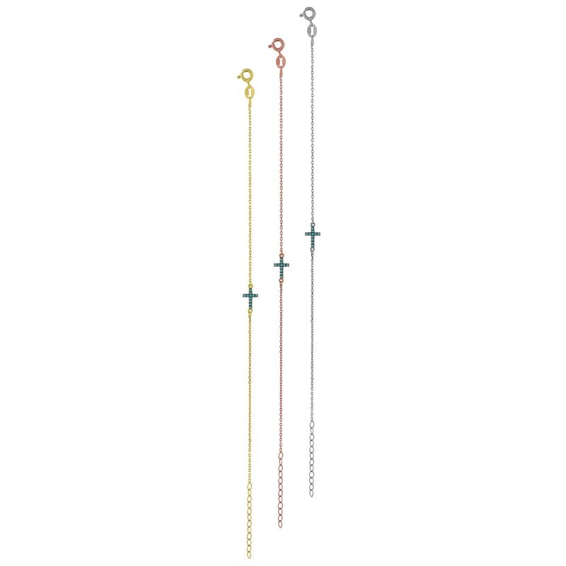B188 Bracelet With Cross