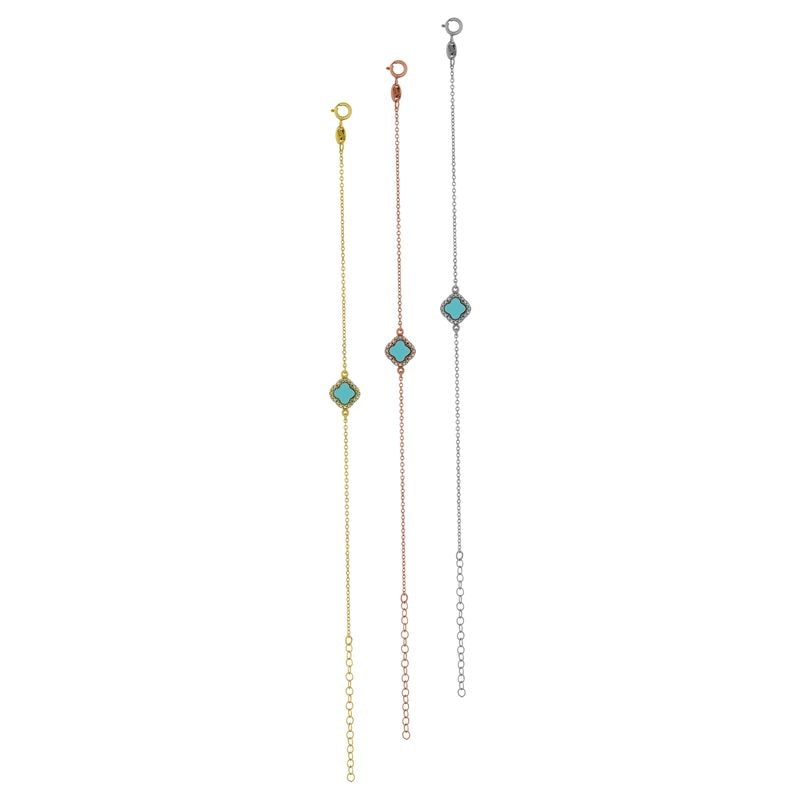 B196 Byzantine Cross Bracelet - Small Size
