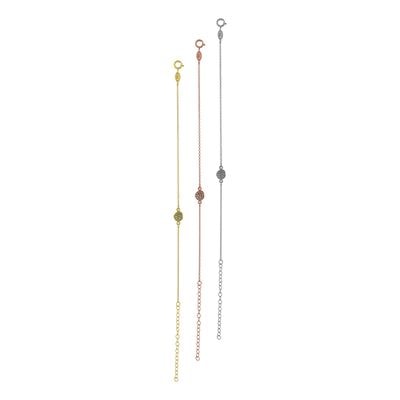 B198 Bracelet With Zirgonian Stones