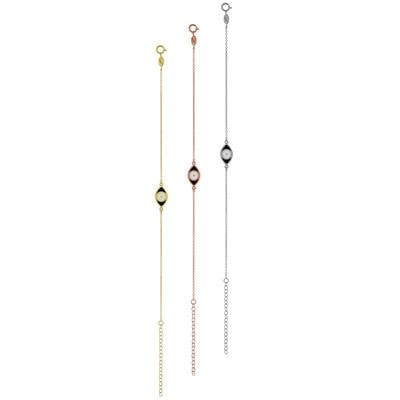 B209 Enamel Eye Bracelet
