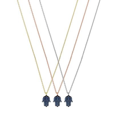N038 Hand Of Fatima Necklace Small Size