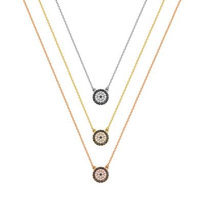 N044 Evil Eye Necklace Medium Size