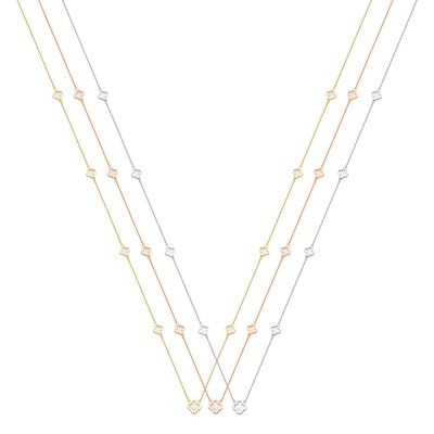 N062 Double Faced Design Necklace