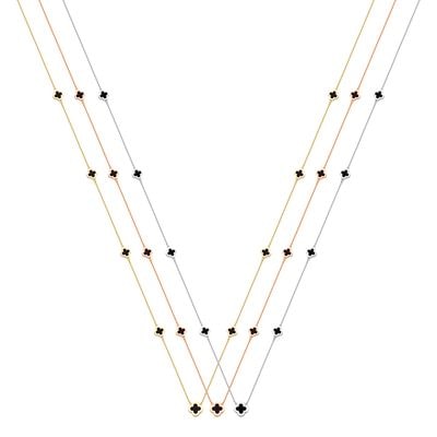N063 Double Faced Design Necklace