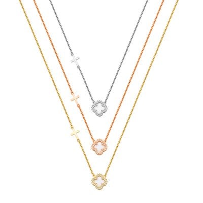 N067 Double Faced Design Necklace Big Size