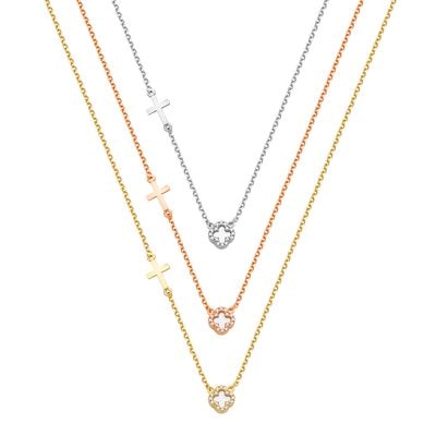 N069 Double Faced Design Necklace Small Size
