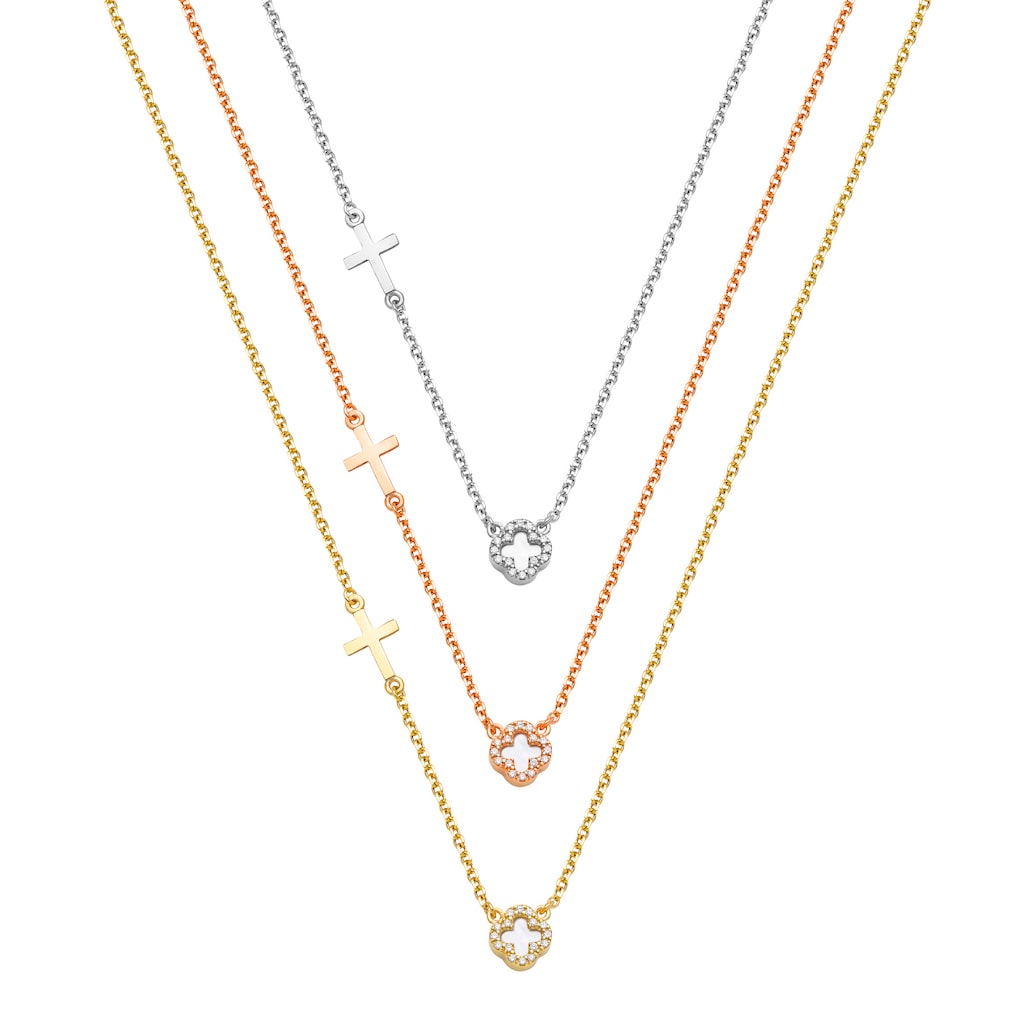N069 Double Faced Design Necklace Small Size