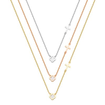 N069 Double Faced Design Necklace Small Size