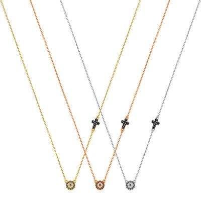 N088 Double Faced Evil Eye Necklace