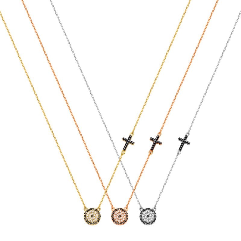 N089 Double Faced Evil Eye Necklace
