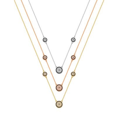 N090 Double Faced Evil Eye Necklace