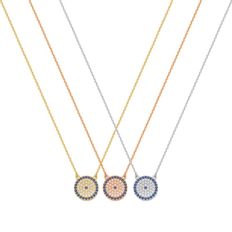 N092 Double Faced Evil Eye Necklace