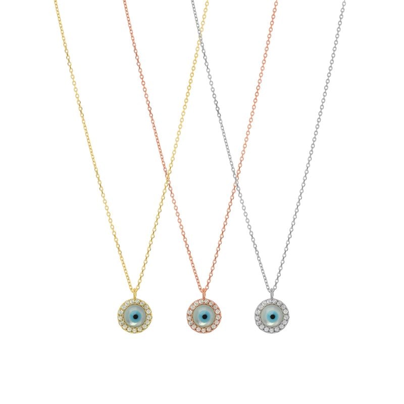 N179 Round Eye With Stones