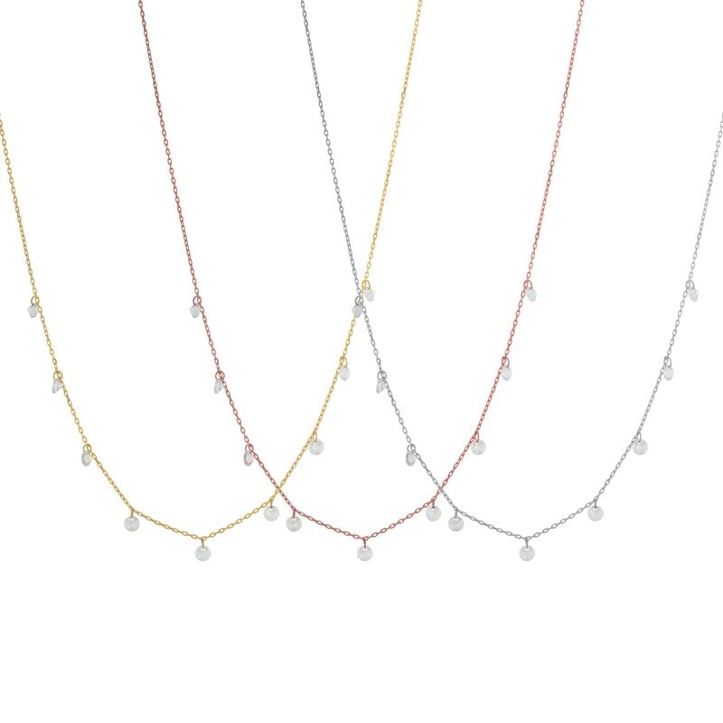 N212 Necklace With Zirgonian Stones
