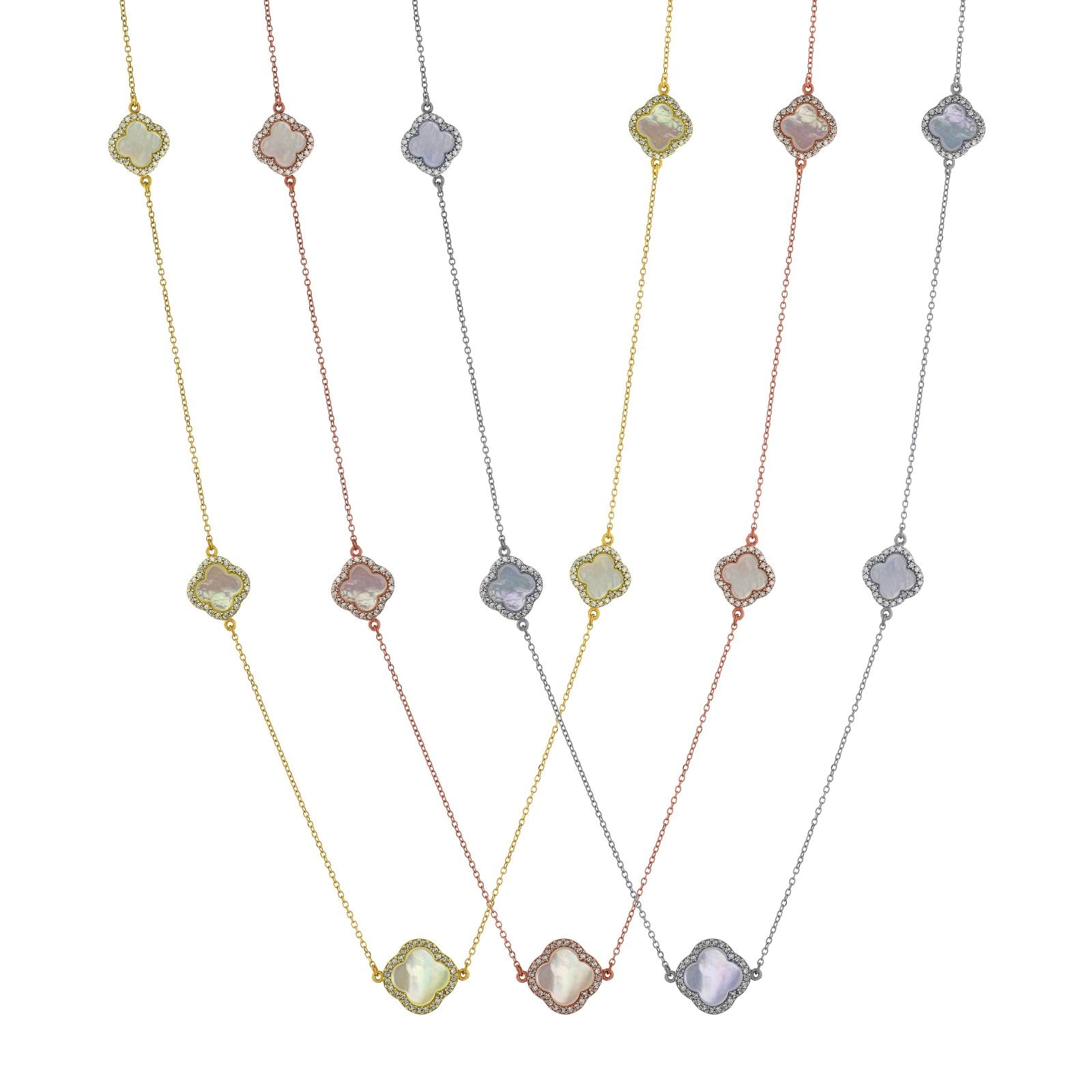 N214 Necklace With Byzantine Crosses