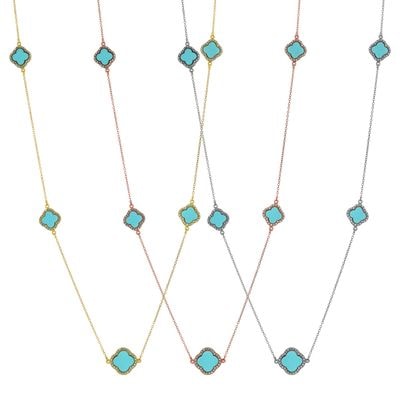 N214 Necklace With Byzantine Crosses