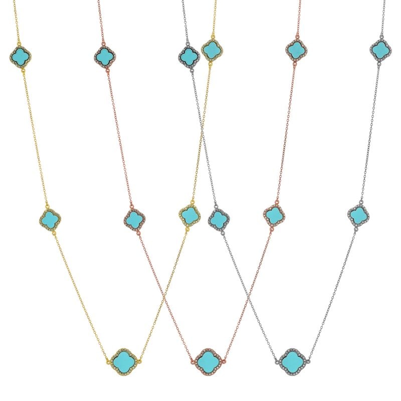 N214 Necklace With Byzantine Crosses