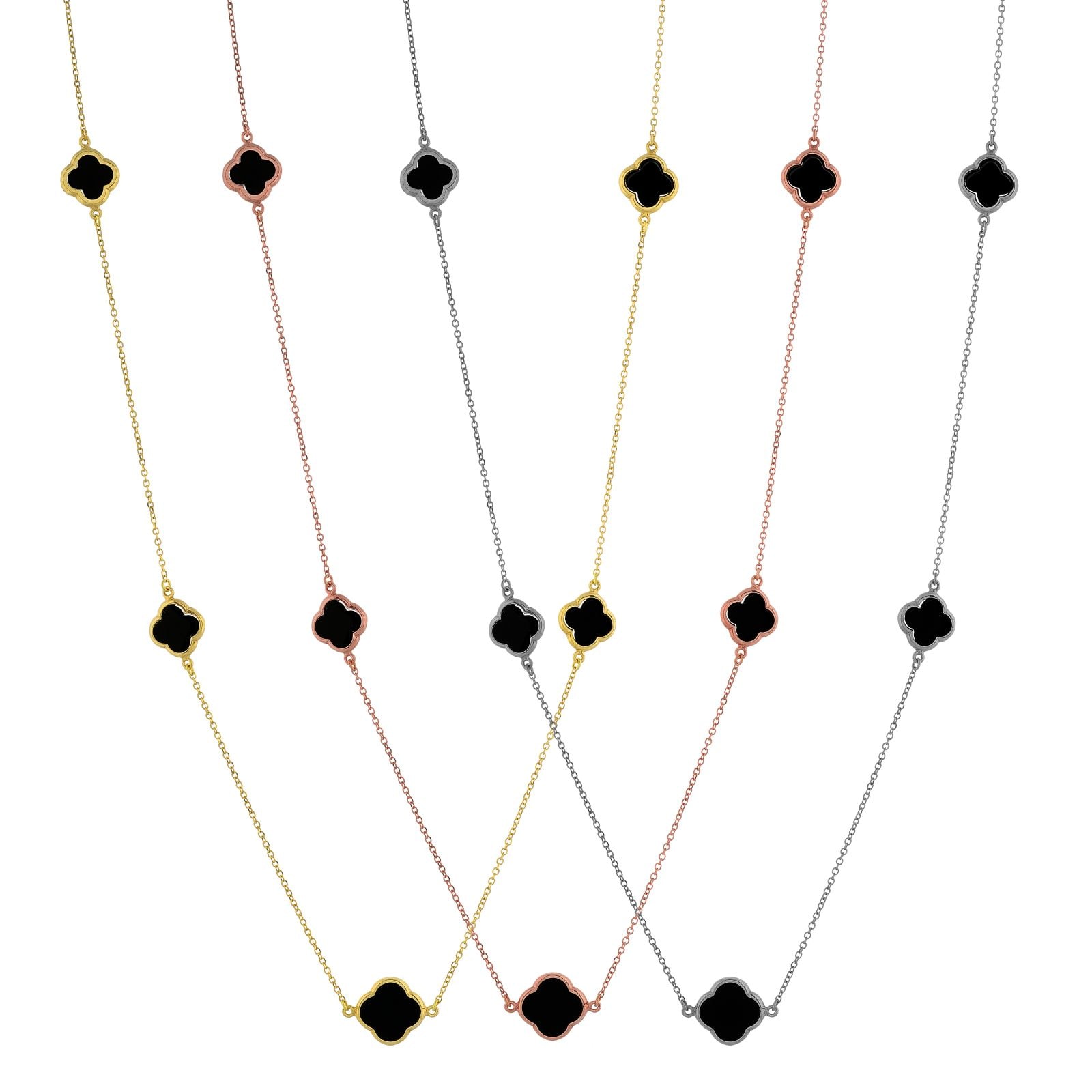 N215 Necklace With Byzantine Crosses