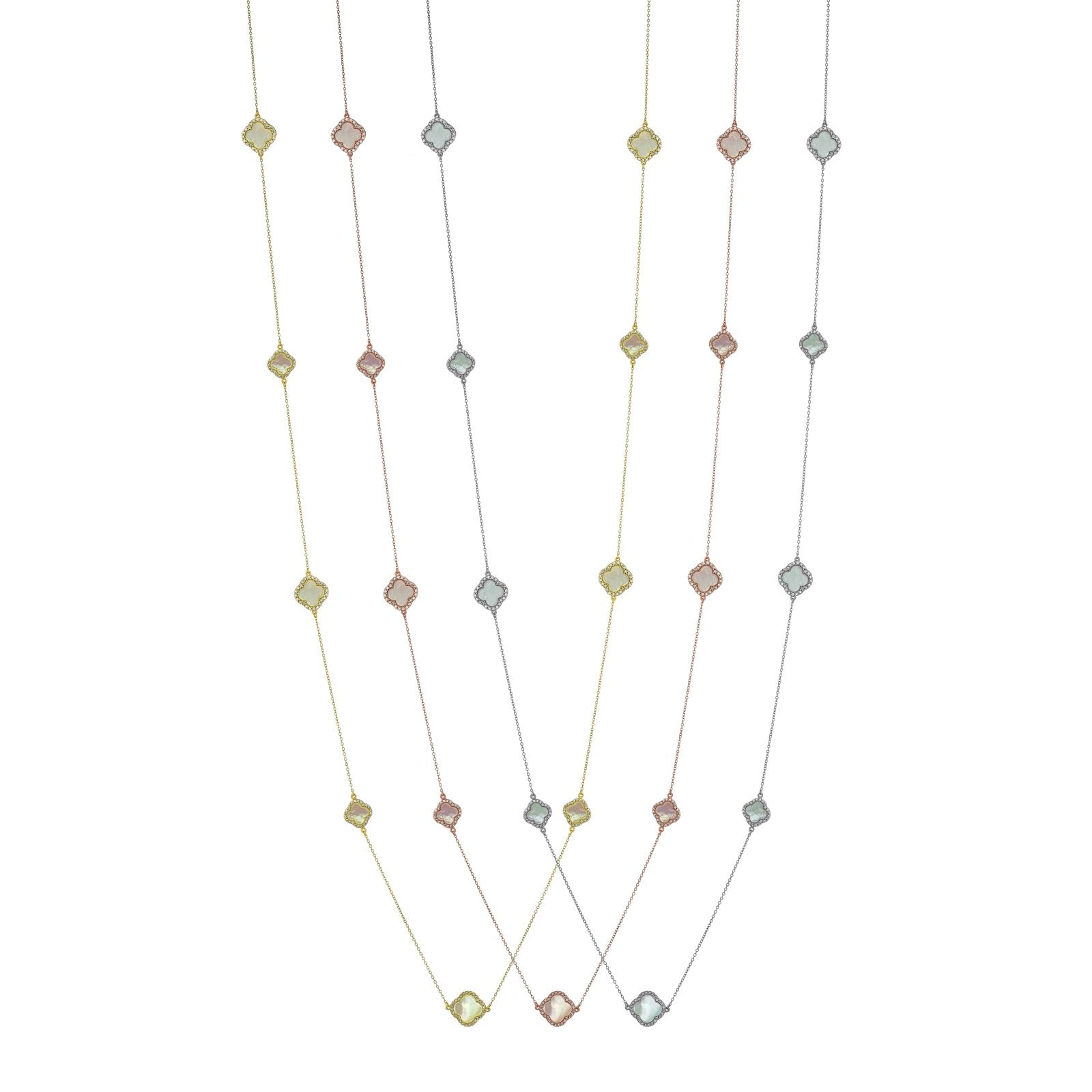N216 Necklace With Byzantine Crosses