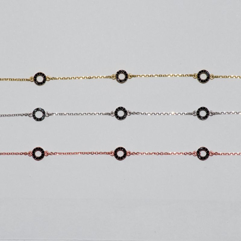 B023 Double Faced Circle Bracelet