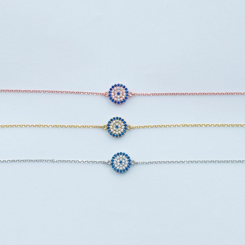 B033 Evil Eye Bracelet Medium Size