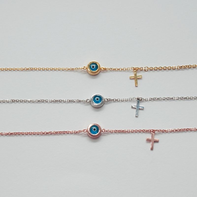 B061 Evil Eye Bracelet Double Faced