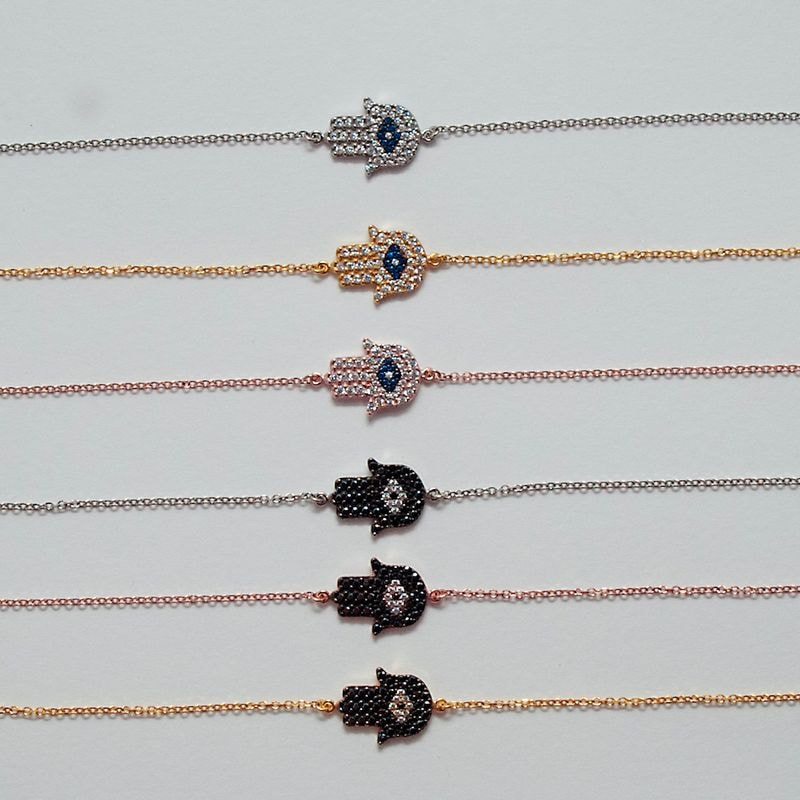 B065 Hand Of Fatima Bracelet Size 3