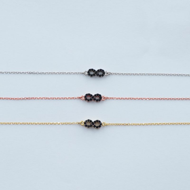 B072 Double Faced Infinity Design Bracelet Size 2
