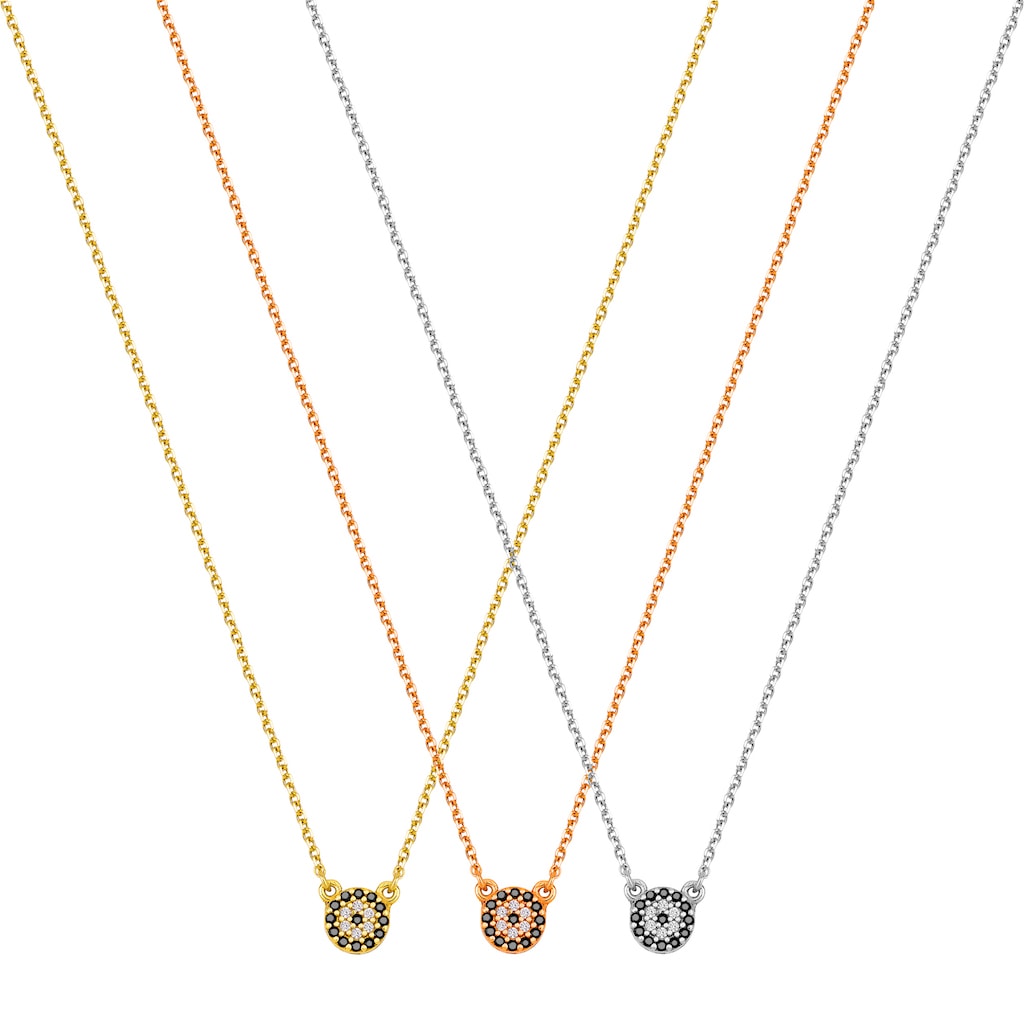 N058 Double Faced Evil Eye Necklace
