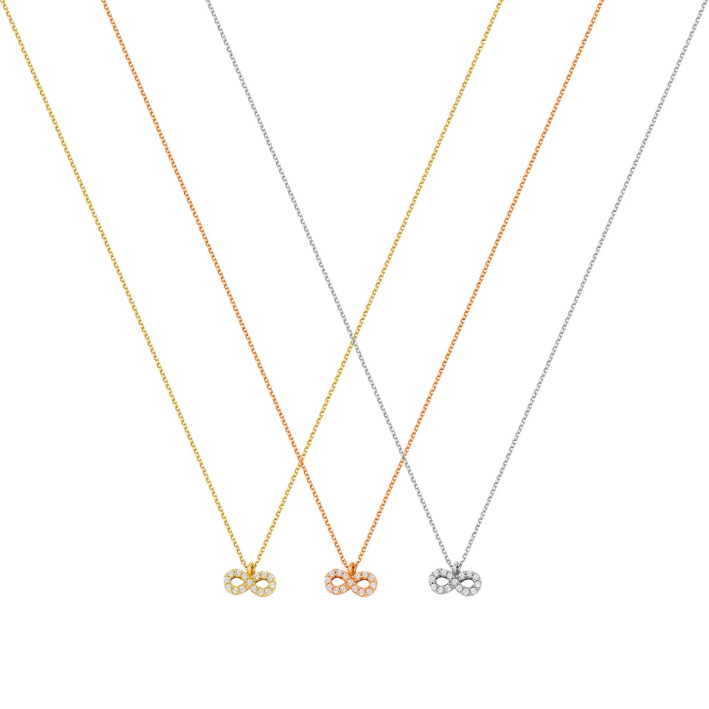 N059 Double Faced Infinity Necklace