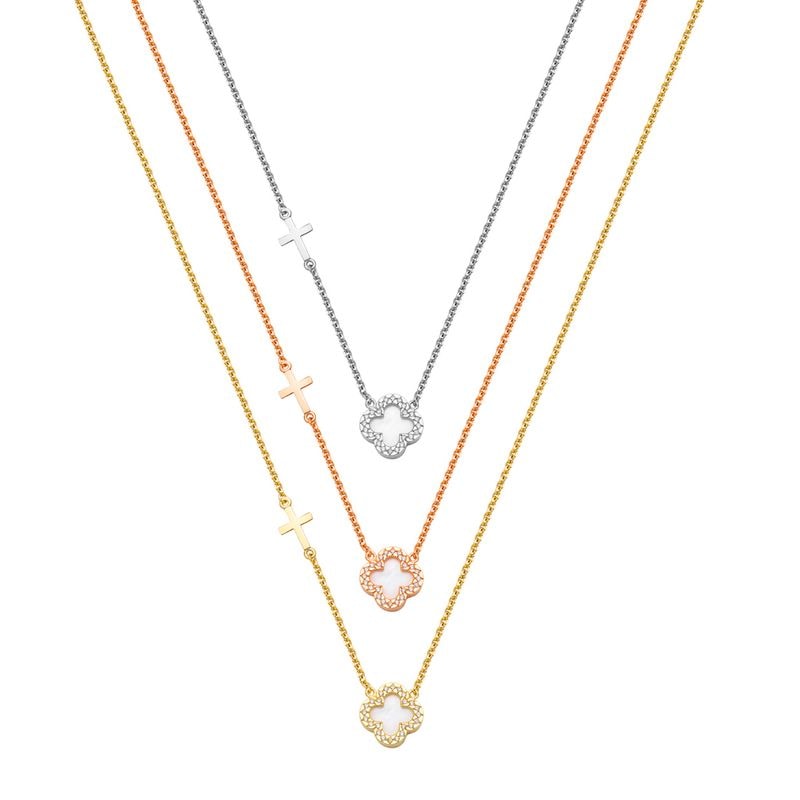 N067 Double Faced Design Necklace Big Size