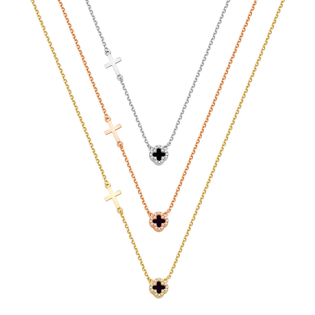 N073 Double Faced Design Necklace Small Size