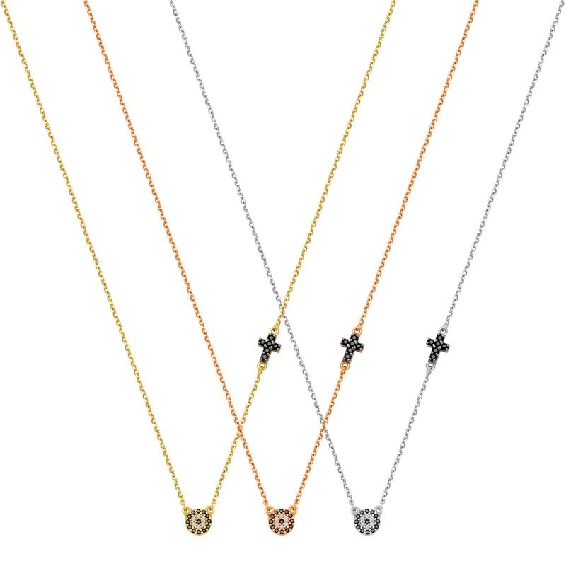 N088 Double Faced Evil Eye Necklace