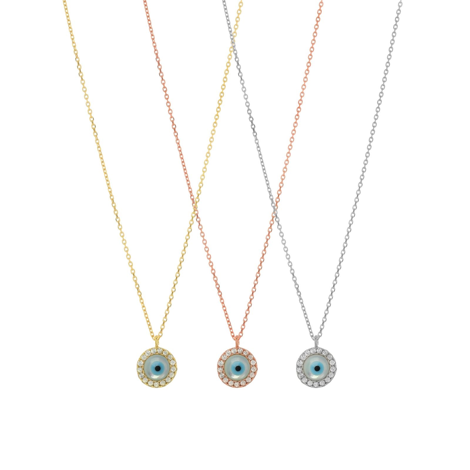 N179 Round Eye With Stones